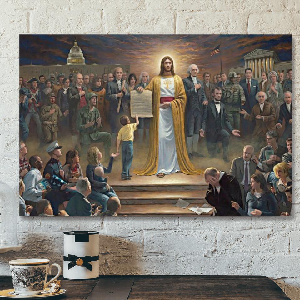 God Canvas 30 – Jesus Canvas – Christian Gift – Jesus Canvas Painting – Jesus Canvas Art – Bible Verse Canvas Wall Art – Scripture Canvas