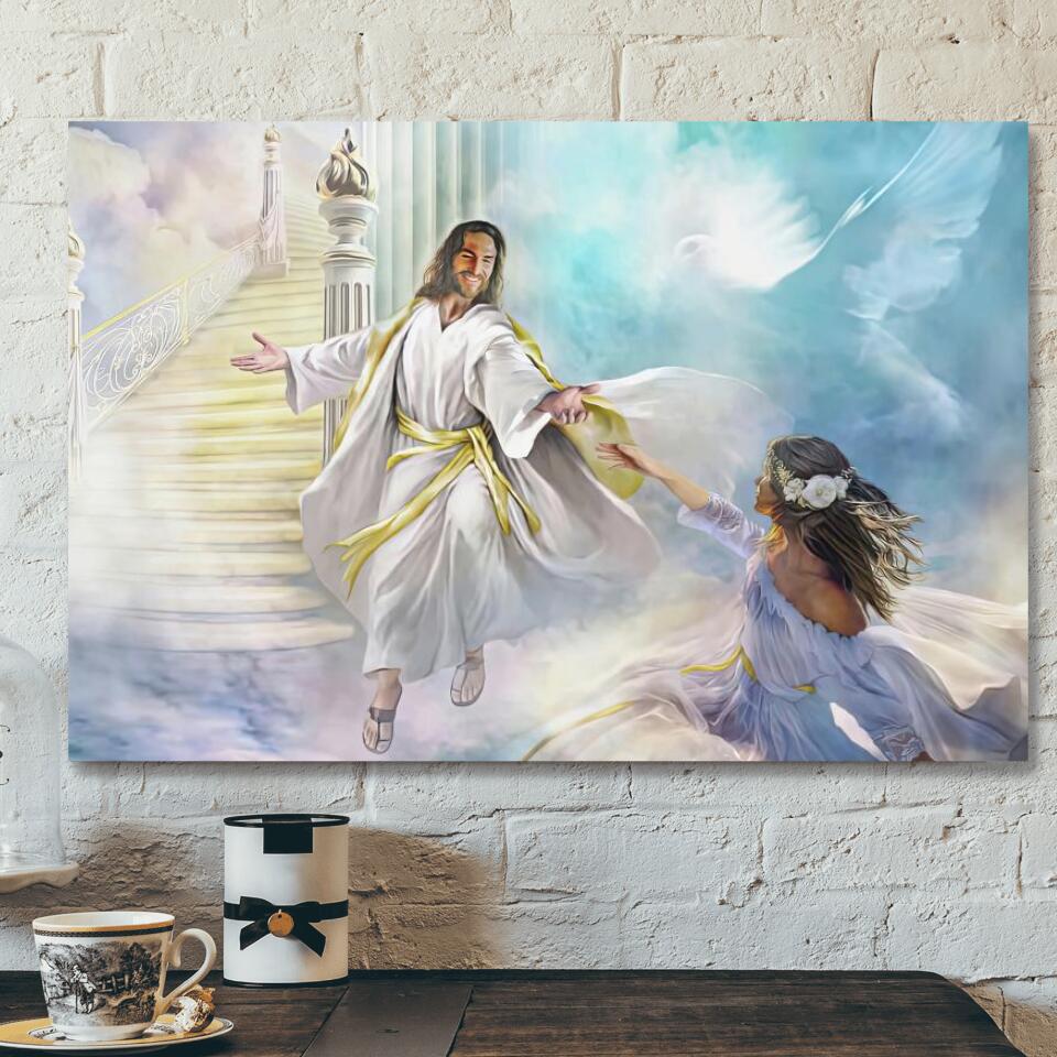 God Canvas 31 – Jesus Canvas – Christian Gift – Jesus Canvas Painting – Jesus Canvas Art – Bible Verse Canvas Wall Art – Scripture Canvas