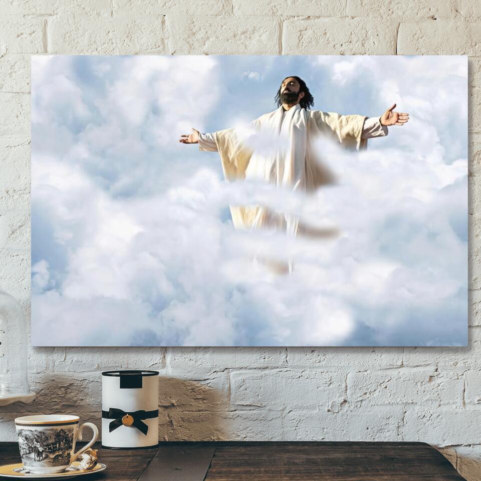 God Canvas 36 – Jesus Canvas – Christian Gift – Jesus Canvas Painting – Jesus Canvas Art – Bible Verse Canvas Wall Art – Scripture Canvas