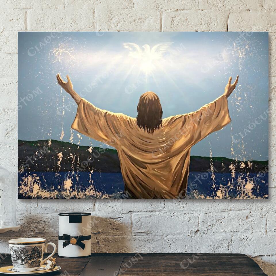 God Canvas 81 – Jesus Canvas – Christian Gift – Jesus Canvas Painting – Jesus Canvas Art – Bible Verse Canvas Wall Art – Scripture Canvas