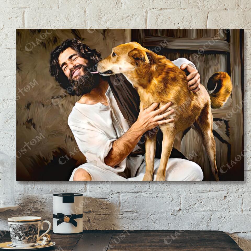 God Canvas 83 – Jesus Canvas – Christian Gift – Jesus Canvas Painting – Jesus Canvas Art – Bible Verse Canvas Wall Art – Scripture Canvas