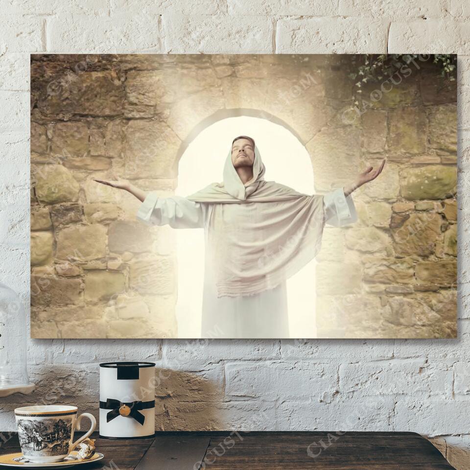 God Canvas 84 – Jesus Canvas – Christian Gift – Jesus Canvas Painting – Jesus Canvas Art – Bible Verse Canvas Wall Art – Scripture Canvas