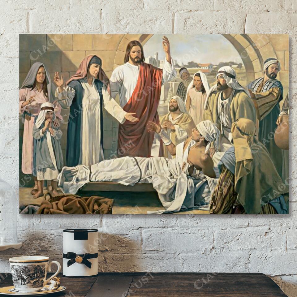 God Canvas 88 – Jesus Canvas – Christian Gift – Jesus Canvas Painting – Jesus Canvas Art – Bible Verse Canvas Wall Art – Scripture Canvas