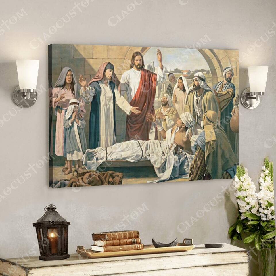 God Canvas 88 – Jesus Canvas – Christian Gift – Jesus Canvas Painting – Jesus Canvas Art – Bible Verse Canvas Wall Art – Scripture Canvas