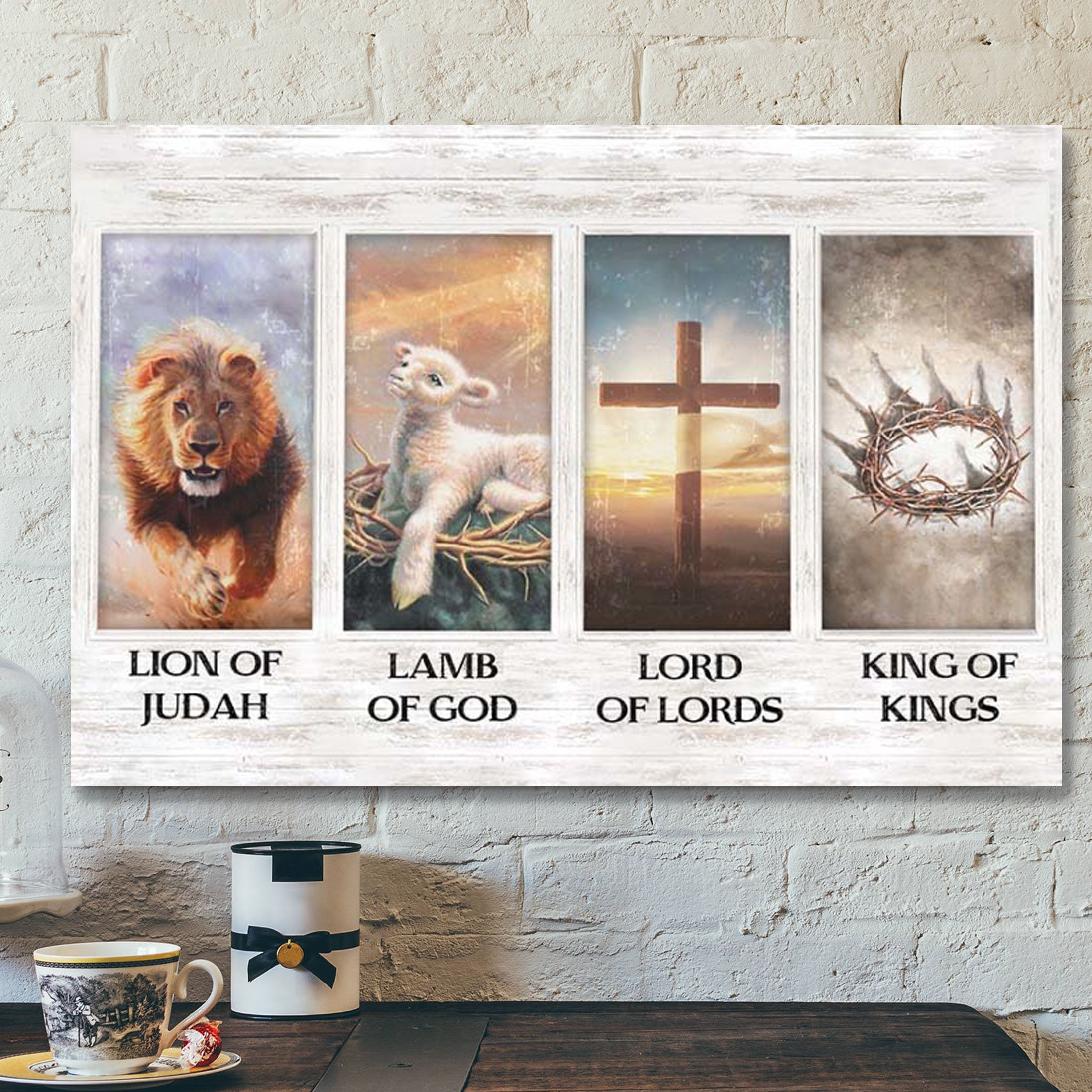 God Canvas – Bible Verse Canvas – Lamb Of God – Special Christian Canvas – Scripture Canvas