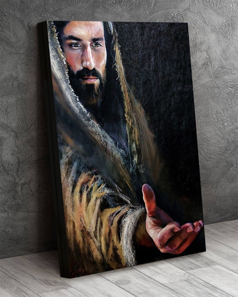 God Give Me Your Hand Canvas Posters – Christian Wall Posters – Religious Wall Decor