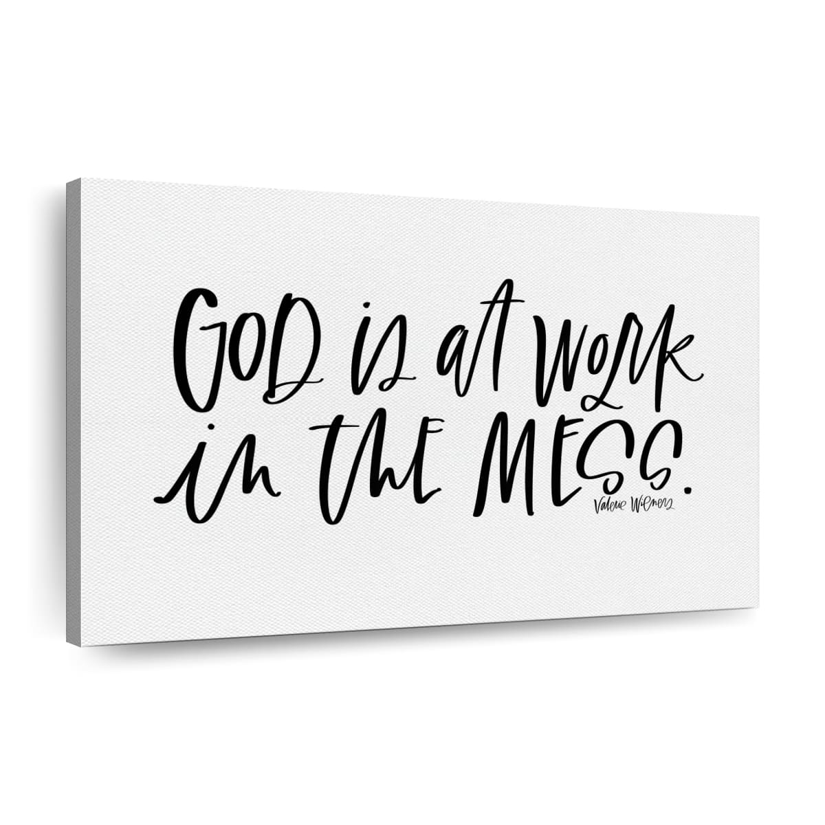 God Is At Work Canvas Wall Art – Christian Canvas Wall Art – Religious Wall Art Canvas