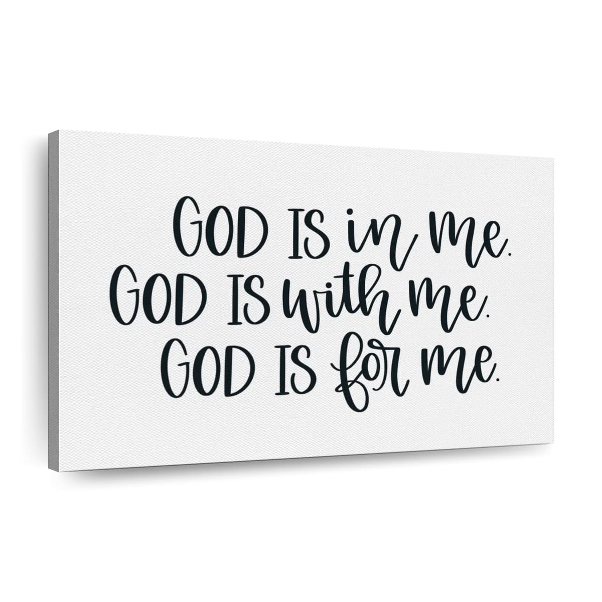 God Is Canvas Wall Art – Christian Canvas Wall Art – Religious Wall Art Canvas