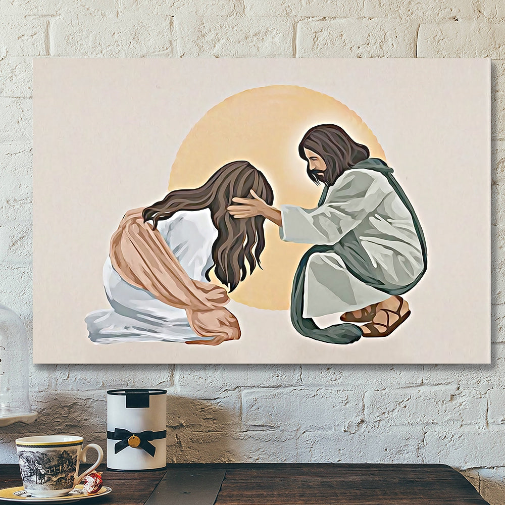 God Is Good – Jesus Canvas Painting – Jesus Poster – Jesus Canvas Art – Scripture Canvas