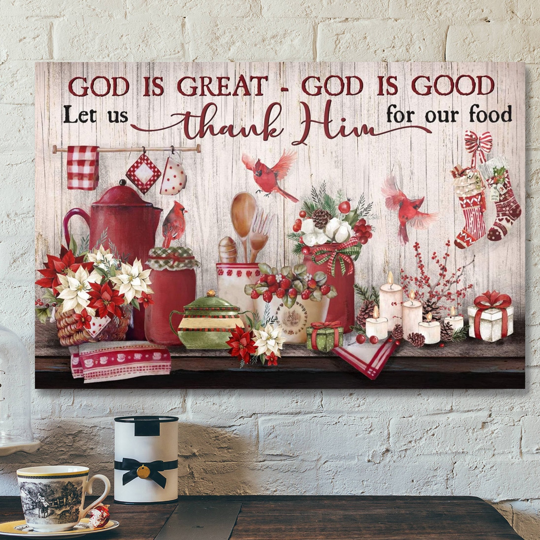 God Jesus Landscape Canvas Prints – God Wall Art – God Is Great – God Is Good