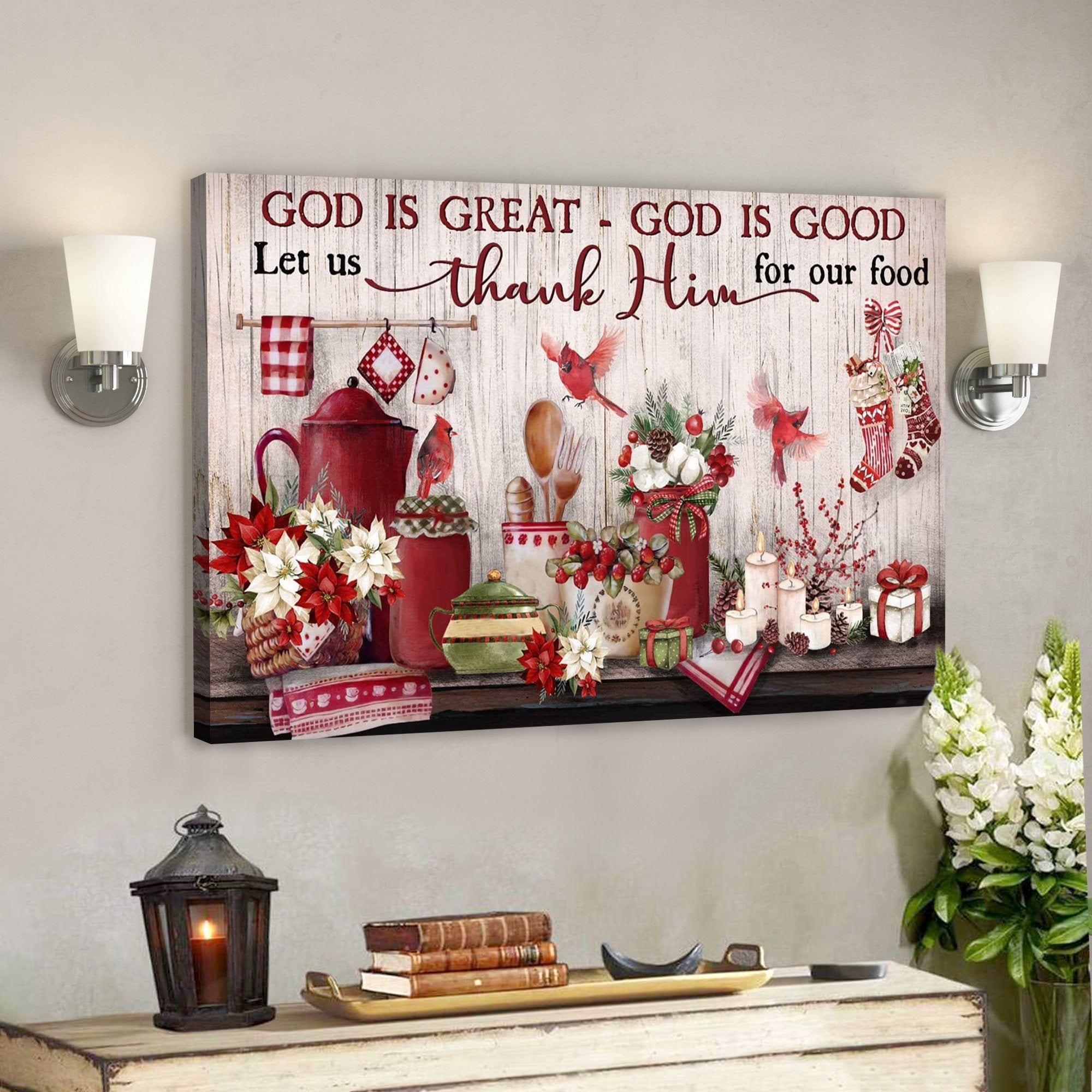 God Jesus Landscape Canvas Prints – God Wall Art – God Is Great – God Is Good