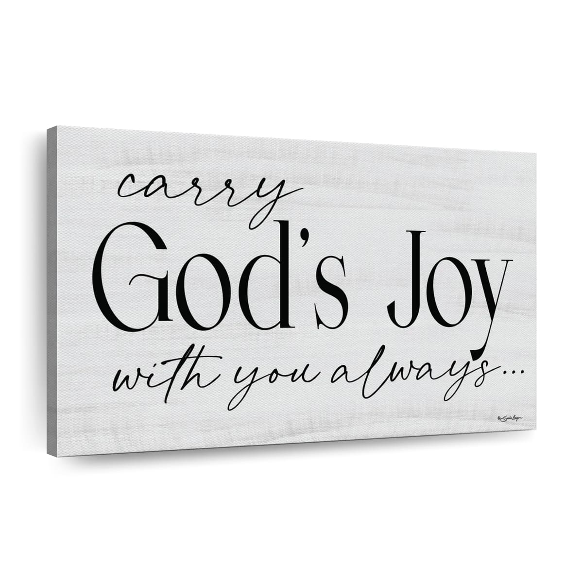 God’s Joy Canvas Wall Art – Christian Canvas Wall Art – Religious Wall Art Canvas