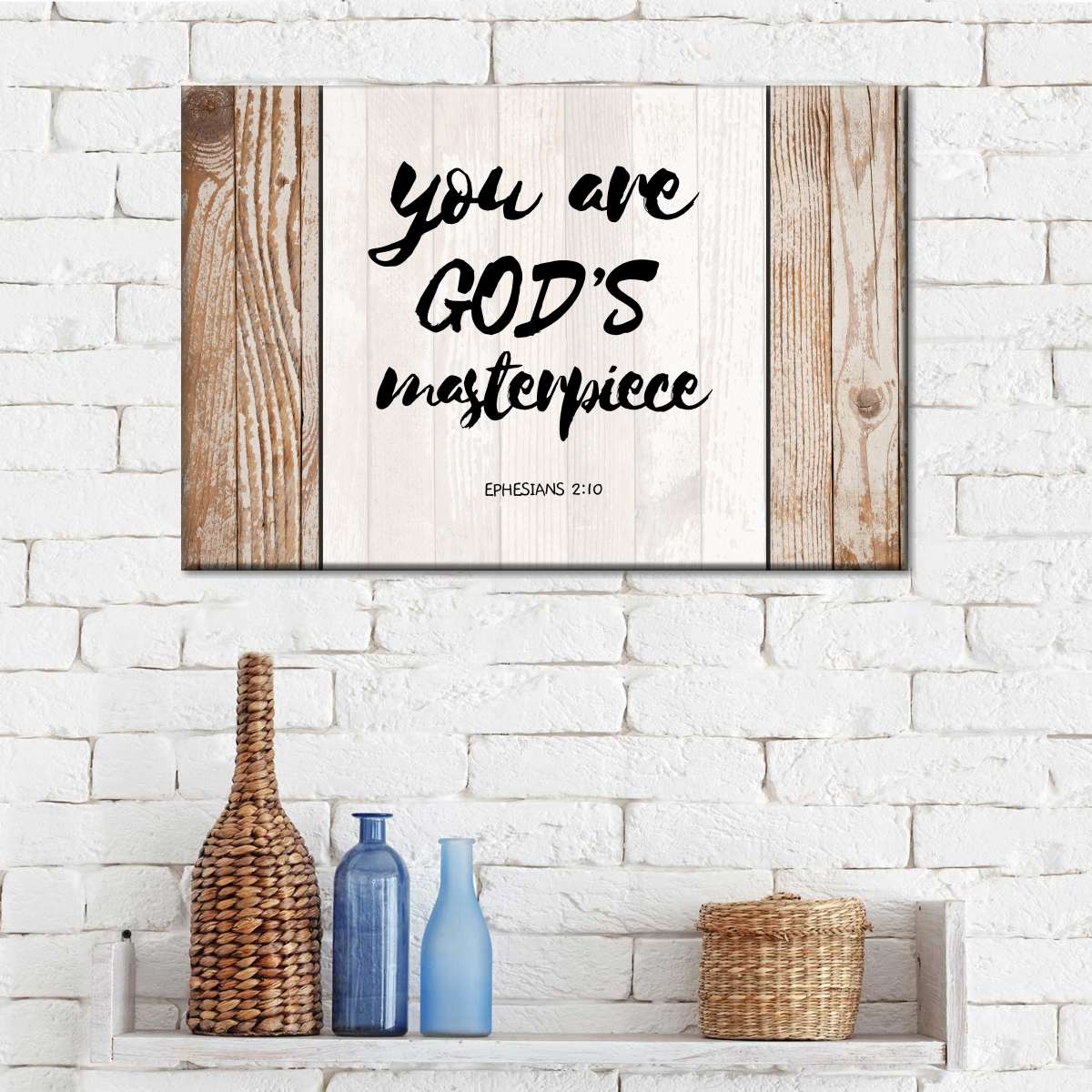 God’s Masterpiece Canvas Wall Art – Christian Canvas Wall Art – Religious Wall Art Canvas