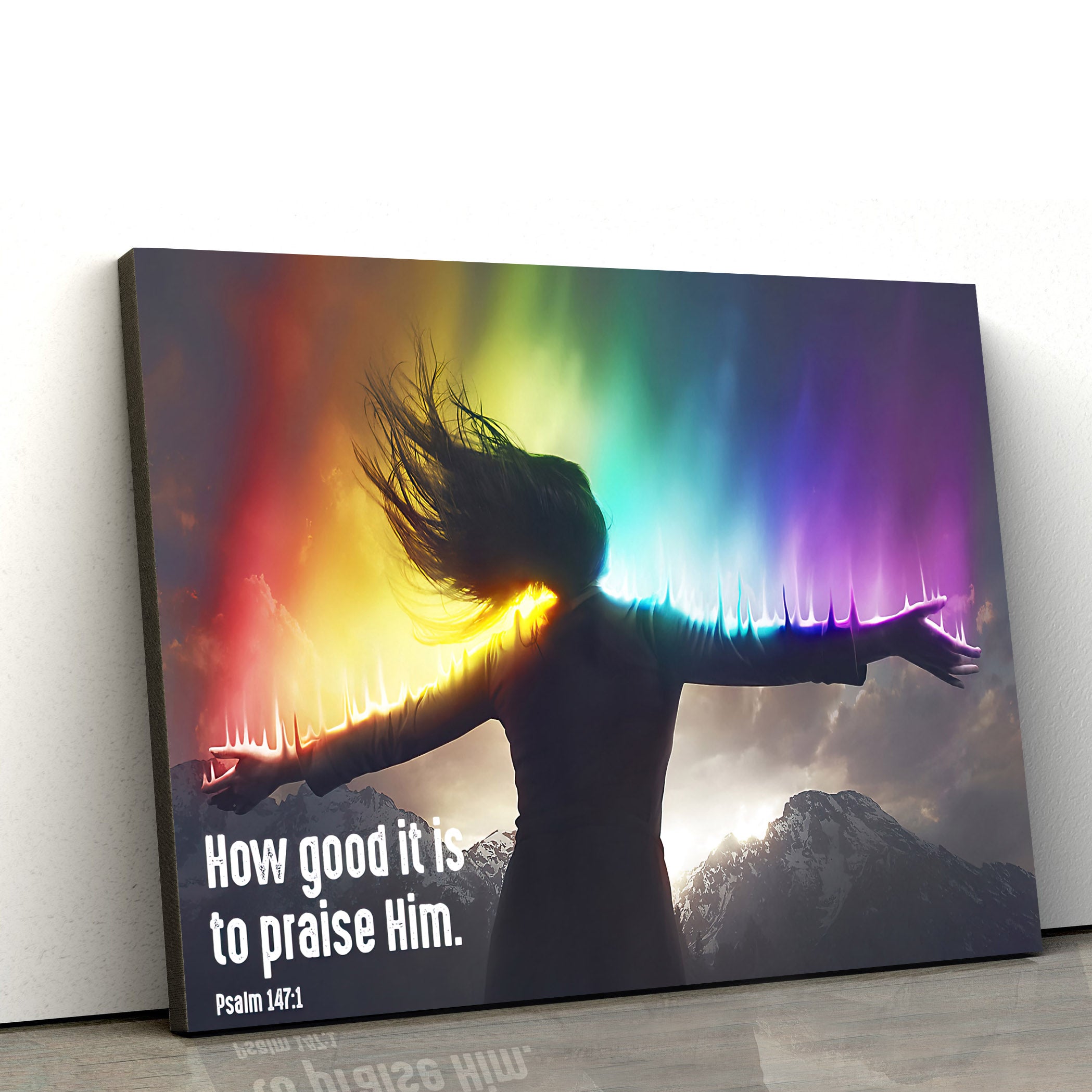 How Good It Is To Praise Him Psalm 147 1 Christian Canvas Art Decoration