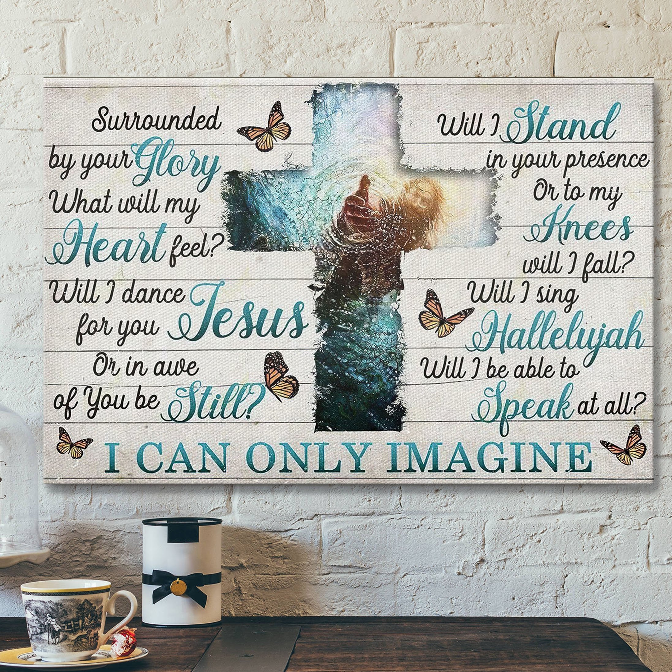 I Can Only Imagine – Jesus Canvas Wall Art – Jesus Landscape Canvas Print