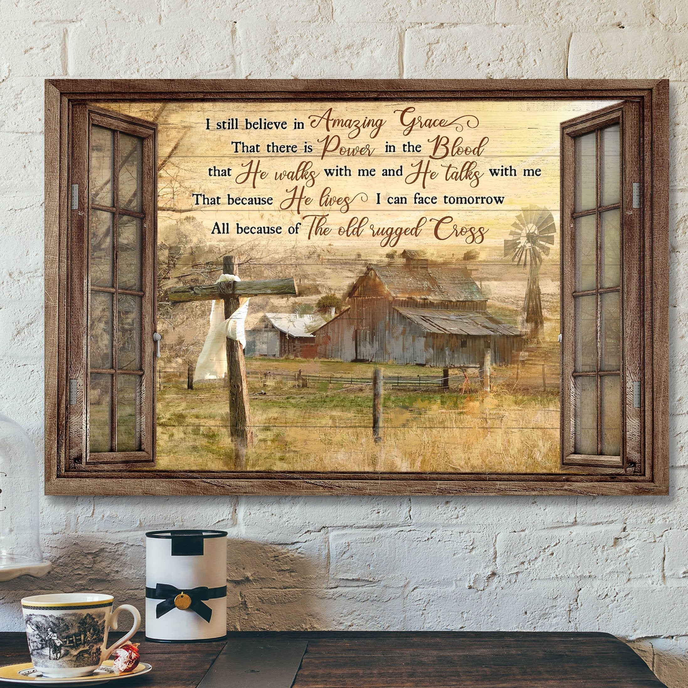 I Still Believe In Amazing Grace Canvas Art