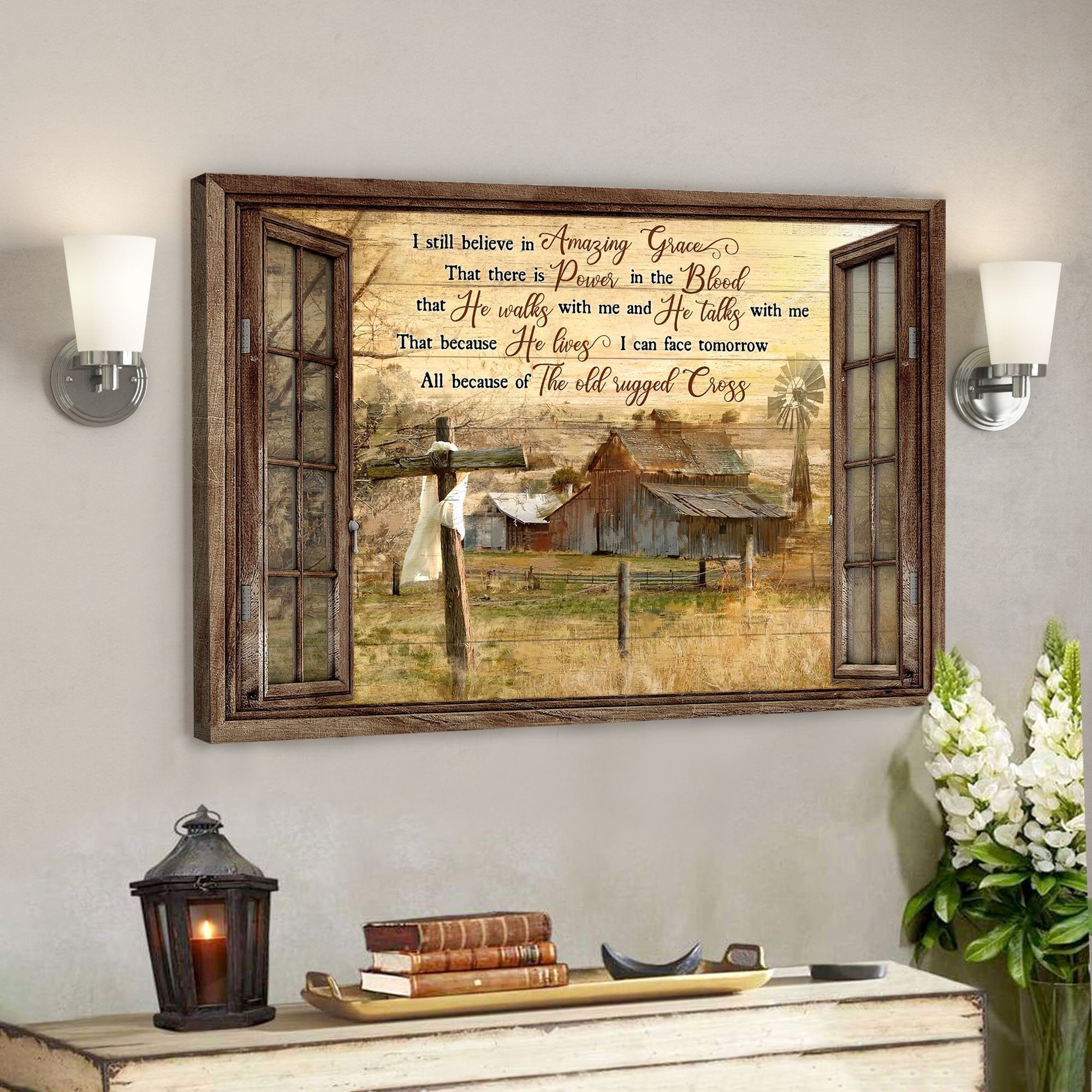 I Still Believe In Amazing Grace Canvas Art