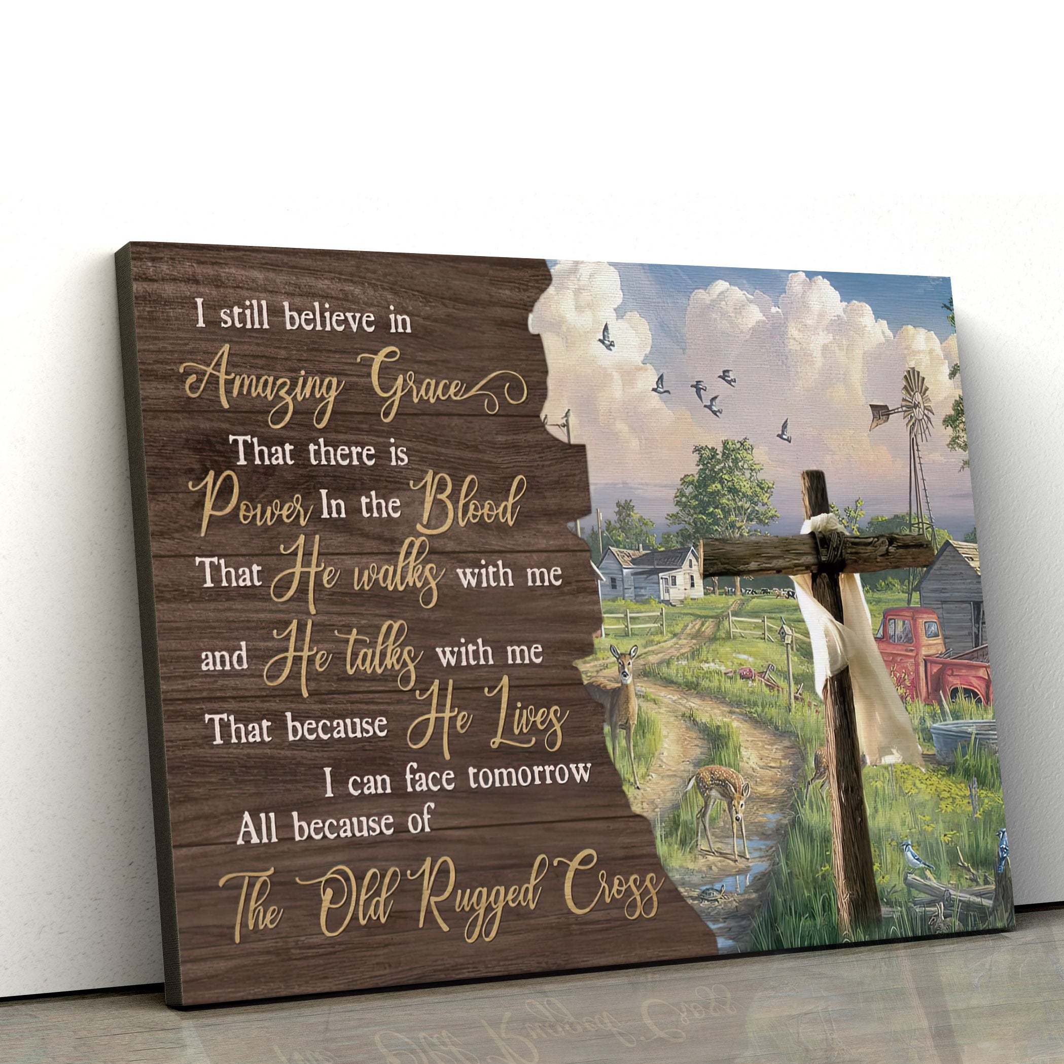 I Still Believe In Amazing Grace Decor Wall Art – Art On Canvas #3