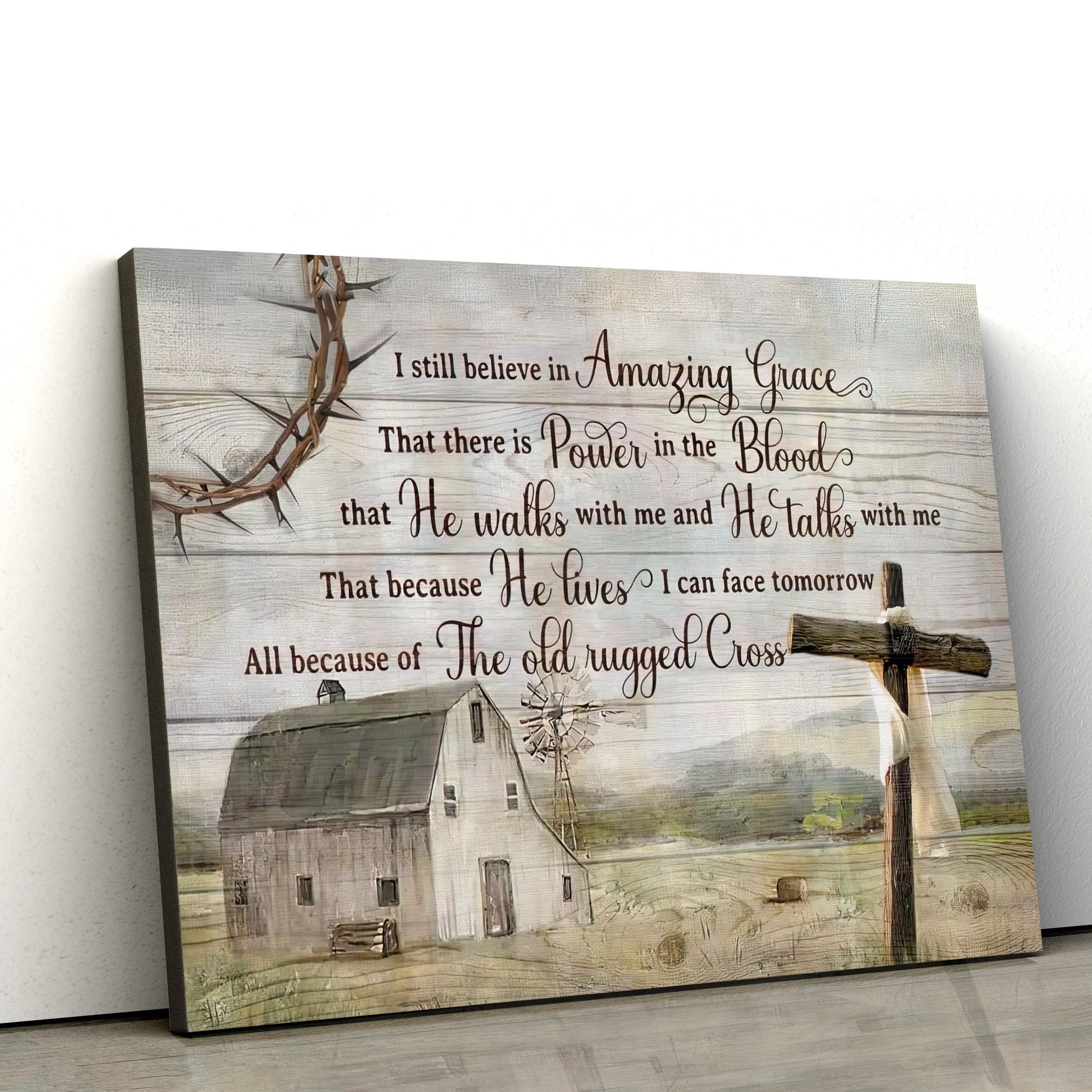 I Still Believe In Amazing Grace Landscape Decor Wall Art – Prints Canvas #1