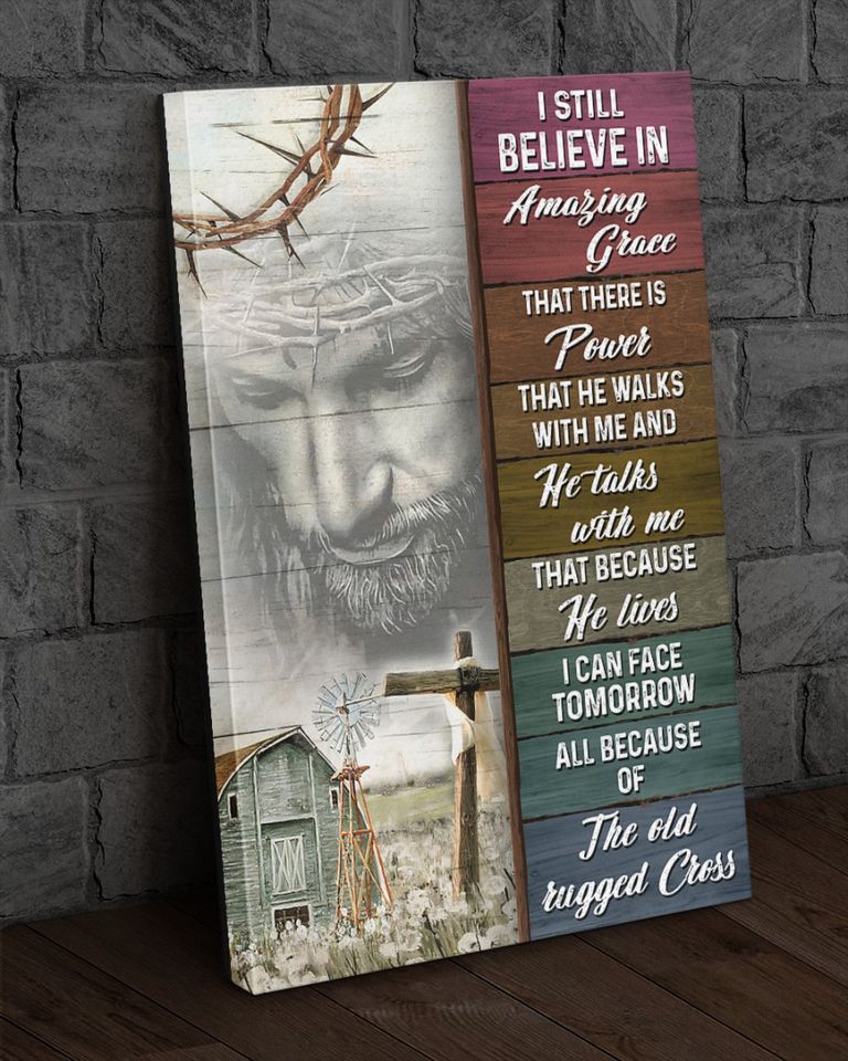 I Still Believe In Grace Canvas Posters – Christian Wall Posters – Religious Wall Decor