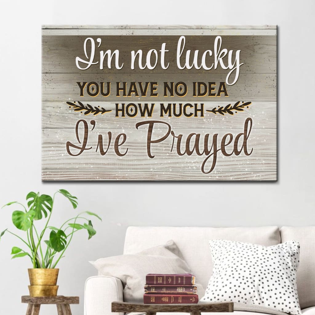 In Happy Moments Praise God Farmhouse Style Canvas Wall Art – Christian Canvas – Faith Canvas