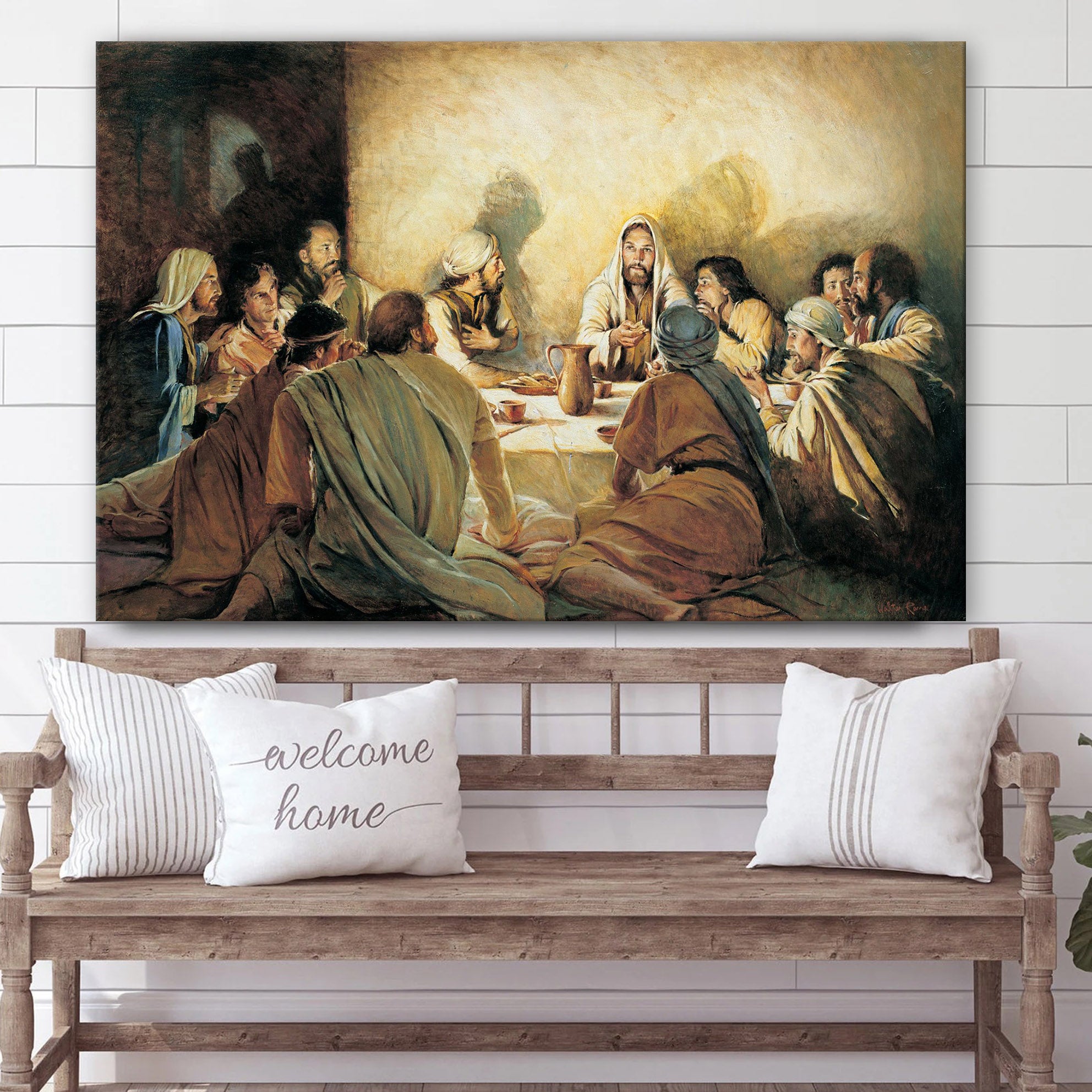 In Remembrance Of Me Canvas Wall Art – Christian Canvas Pictures – Religious Canvas Wall Art