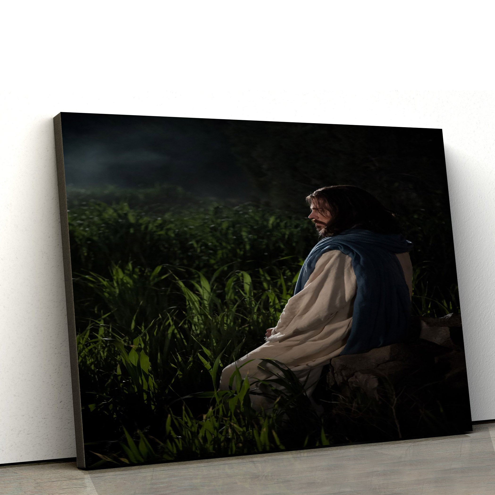 Jesus Agony In The Garden Gethsemane Canvas Pictures – Jesus Canvas Wall Art – Christian Canvas Paintings