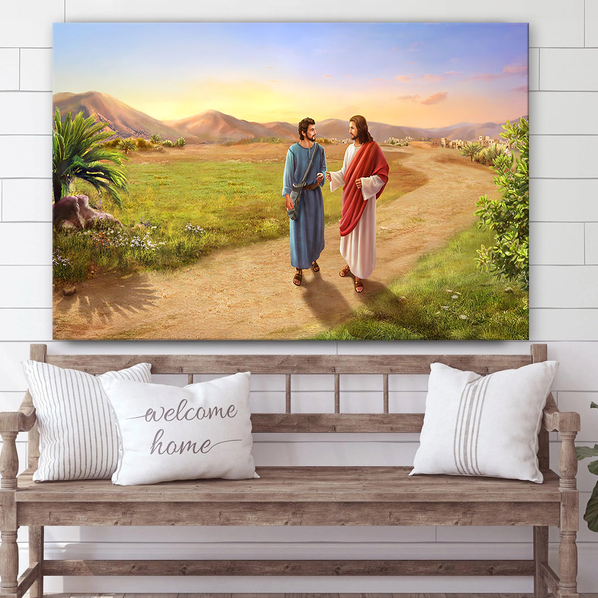 Jesus And Apostles Canvas Pictures – Jesus Christ Canvas Art – Christian Wall Canvas