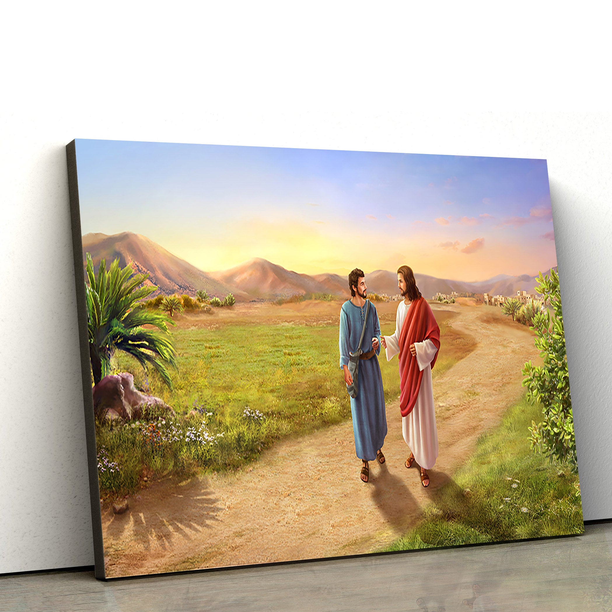 Jesus And Apostles Canvas Pictures – Jesus Christ Canvas Art – Christian Wall Canvas