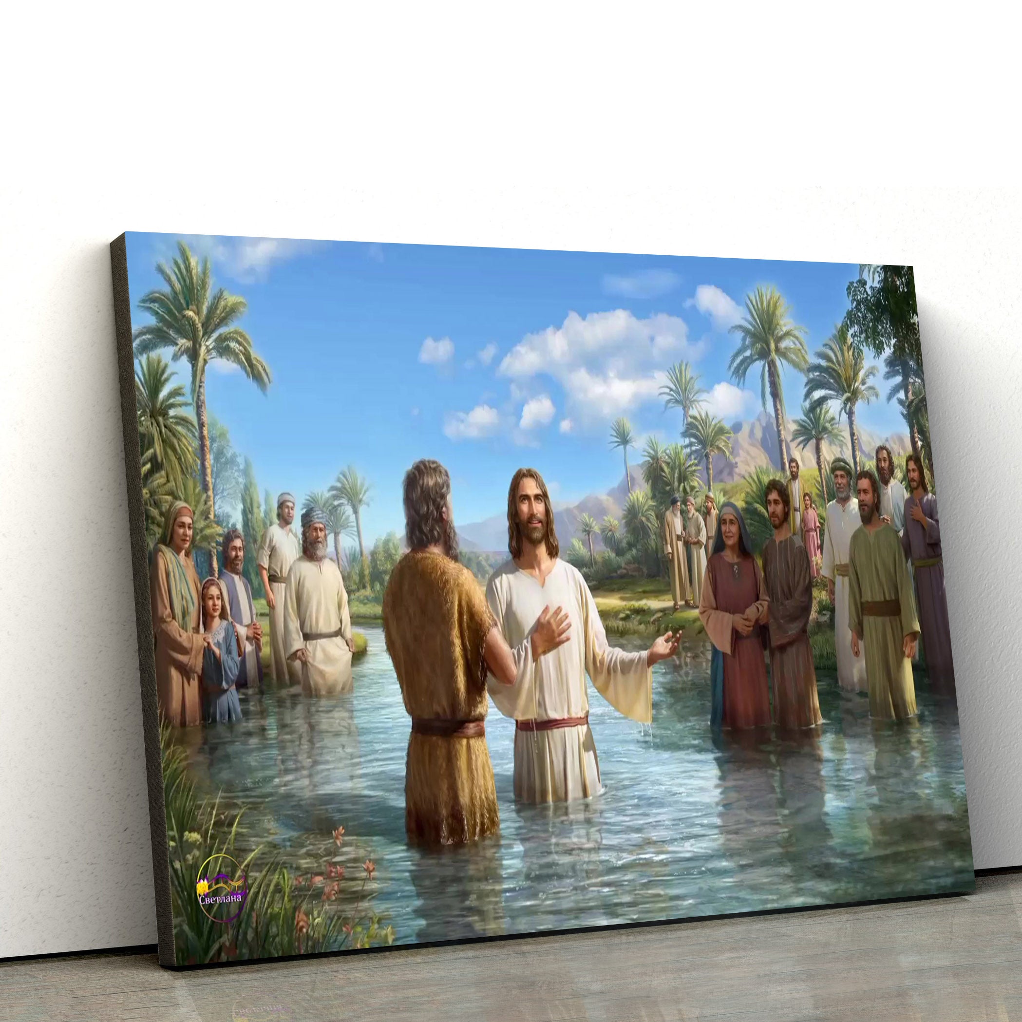 Jesus And His Disciples Canvas Pictures – Jesus Christ Canvas Art – Christian Wall Canvas