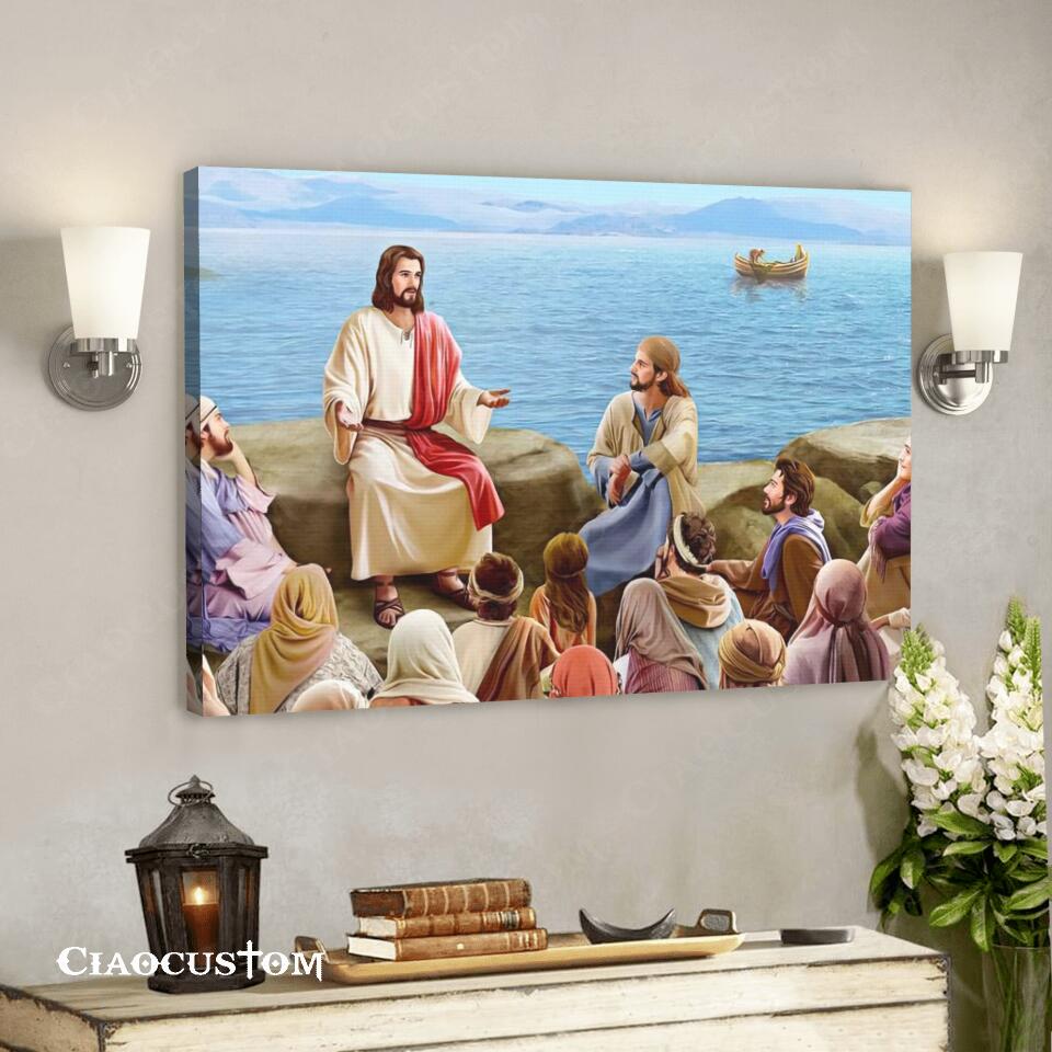 Jesus Canvas Art 20 – Jesus Poster – Jesus Canvas – Christian Gift – Jesus Canvas Painting