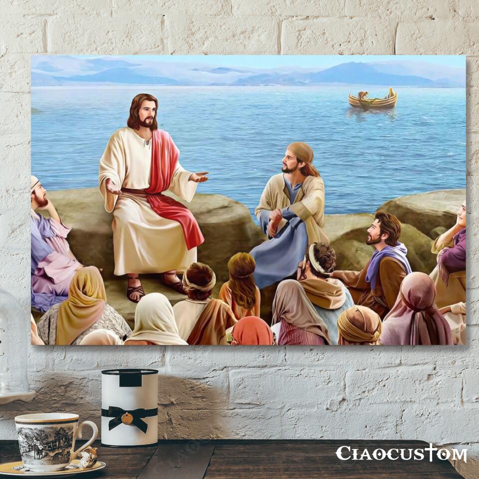 Jesus Canvas Art 20 – Jesus Poster – Jesus Canvas – Christian Gift – Jesus Canvas Painting