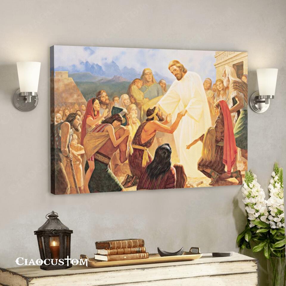 Jesus Canvas Art 24 – Jesus Poster – Jesus Canvas – Christian Gift – Jesus Canvas Painting