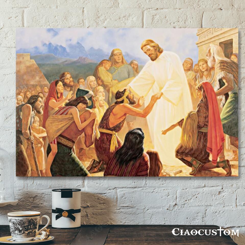 Jesus Canvas Art 24 – Jesus Poster – Jesus Canvas – Christian Gift – Jesus Canvas Painting