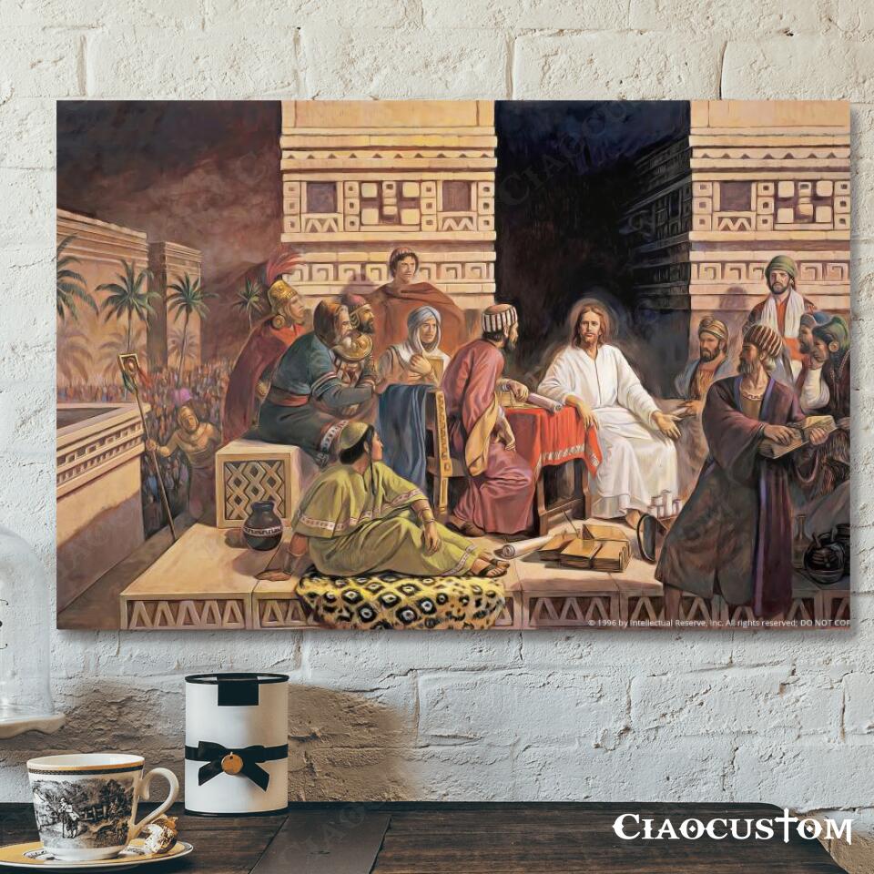 Jesus Canvas Art 25 – Jesus Poster – Jesus Canvas – Christian Gift – Jesus Canvas Painting