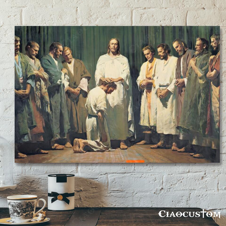 Jesus Canvas Art 30 – Jesus Poster – Jesus Canvas – Christian Gift – Jesus Canvas Painting