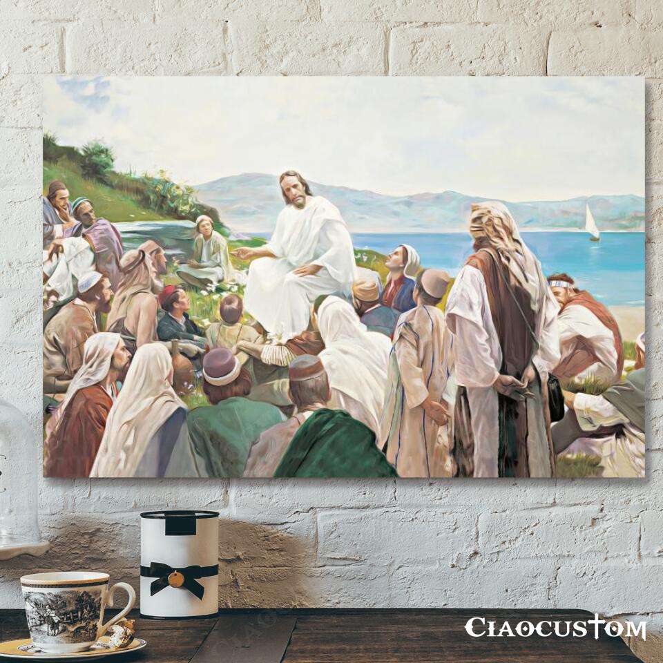 Jesus Canvas Art 32 – Jesus Poster – Jesus Canvas – Christian Gift – Jesus Canvas Painting