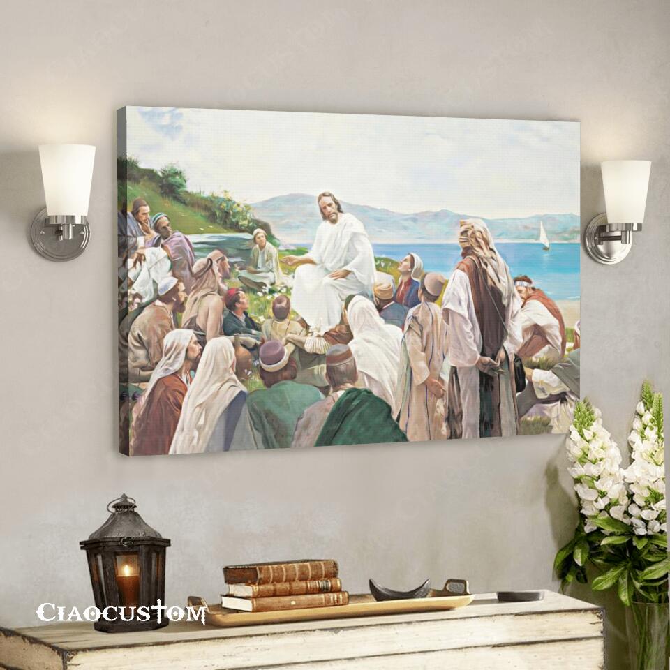 Jesus Canvas Art 32 – Jesus Poster – Jesus Canvas – Christian Gift – Jesus Canvas Painting