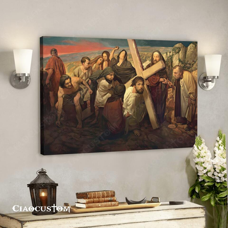 Jesus Canvas Art 39 – Jesus Poster – Jesus Canvas – Christian Gift – Jesus Canvas Painting