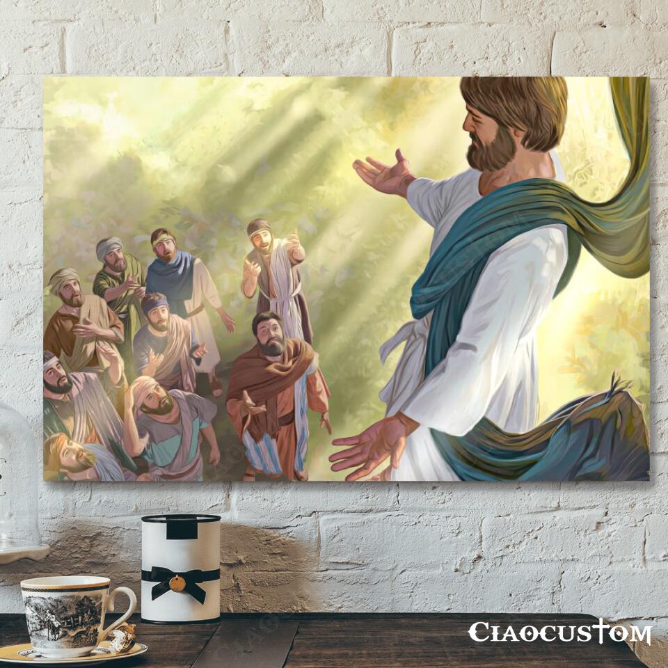 Jesus Canvas Art 44 – Jesus Poster – Jesus Canvas – Christian Gift – Jesus Canvas Painting