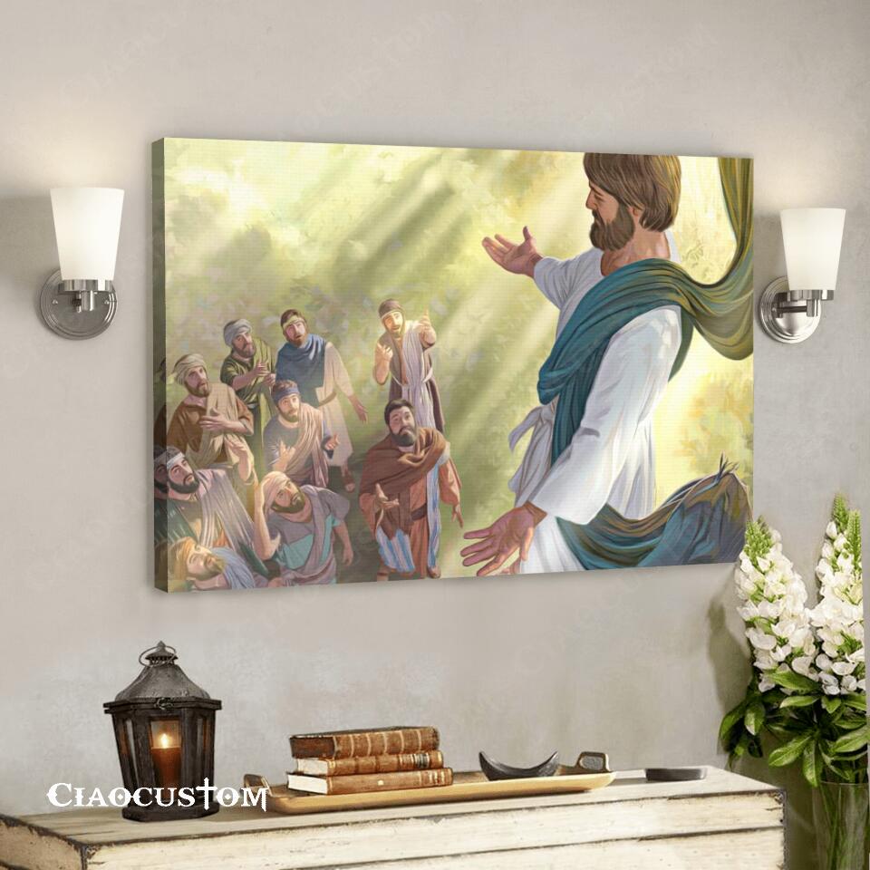 Jesus Canvas Art 44 – Jesus Poster – Jesus Canvas – Christian Gift – Jesus Canvas Painting