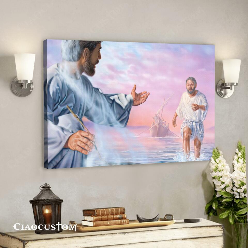 Jesus Canvas Art 45 – Jesus Poster – Jesus Canvas – Christian Gift – Jesus Canvas Painting