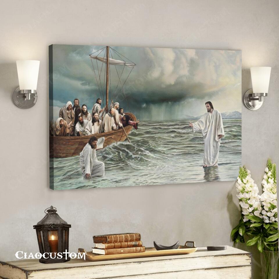 Jesus Canvas Art 47 – Jesus Poster – Jesus Canvas – Christian Gift – Jesus Canvas Painting