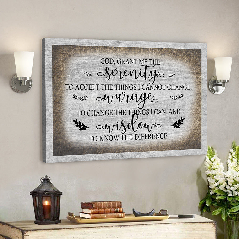 Jesus Canvas – Christian Canvas Wall Art – Scripture Wall Decor – God Grand Me Canvas Poster