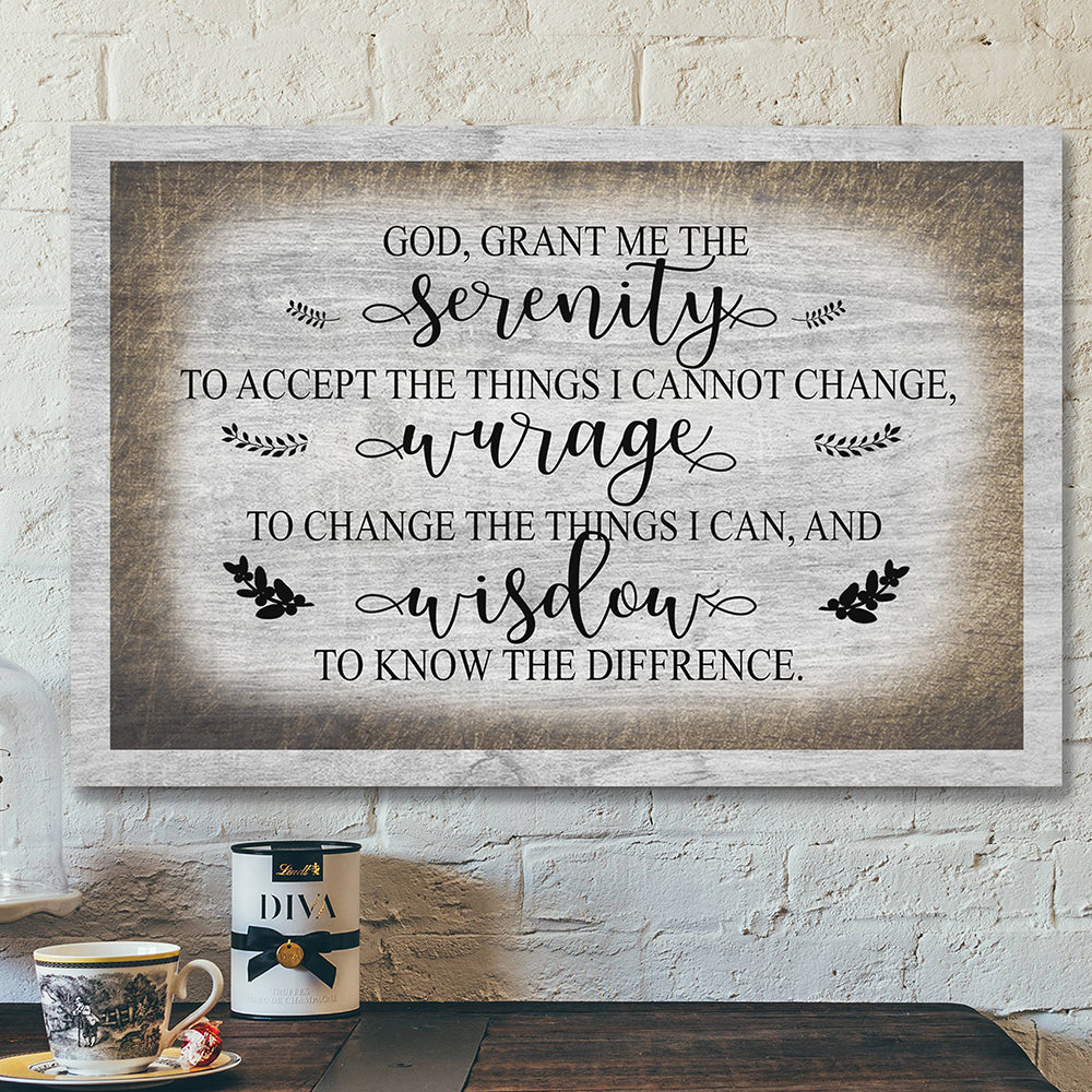 Jesus Canvas – Christian Canvas Wall Art – Scripture Wall Decor – God Grand Me Canvas Poster