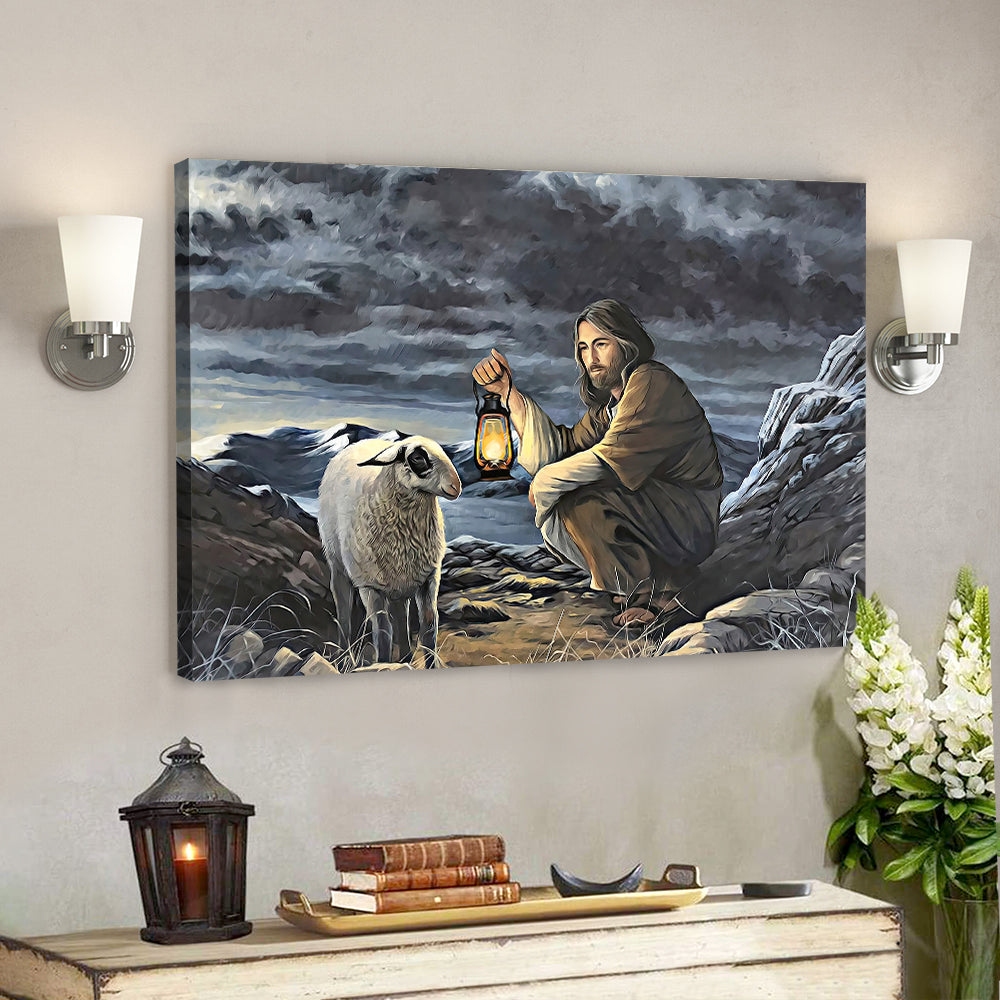 Jesus Canvas – Christian Gift – Jesus Canvas Painting – Jesus Poster – Jesus Canvas Art