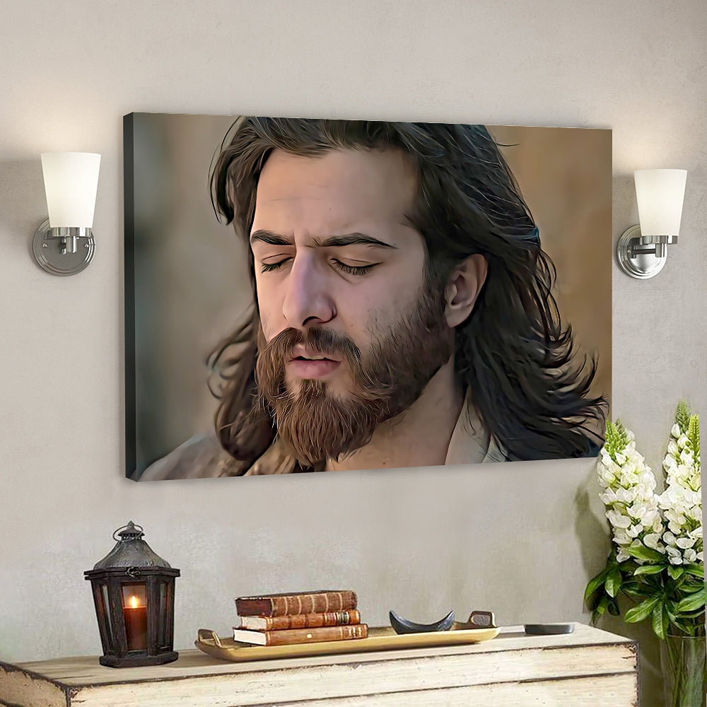 Jesus Canvas Wall Art 38 – Jesus Canvas Painting – Jesus Christ Poster – Jesus Poster – Bible Verse Canvas Wall Art – Scripture Canvas