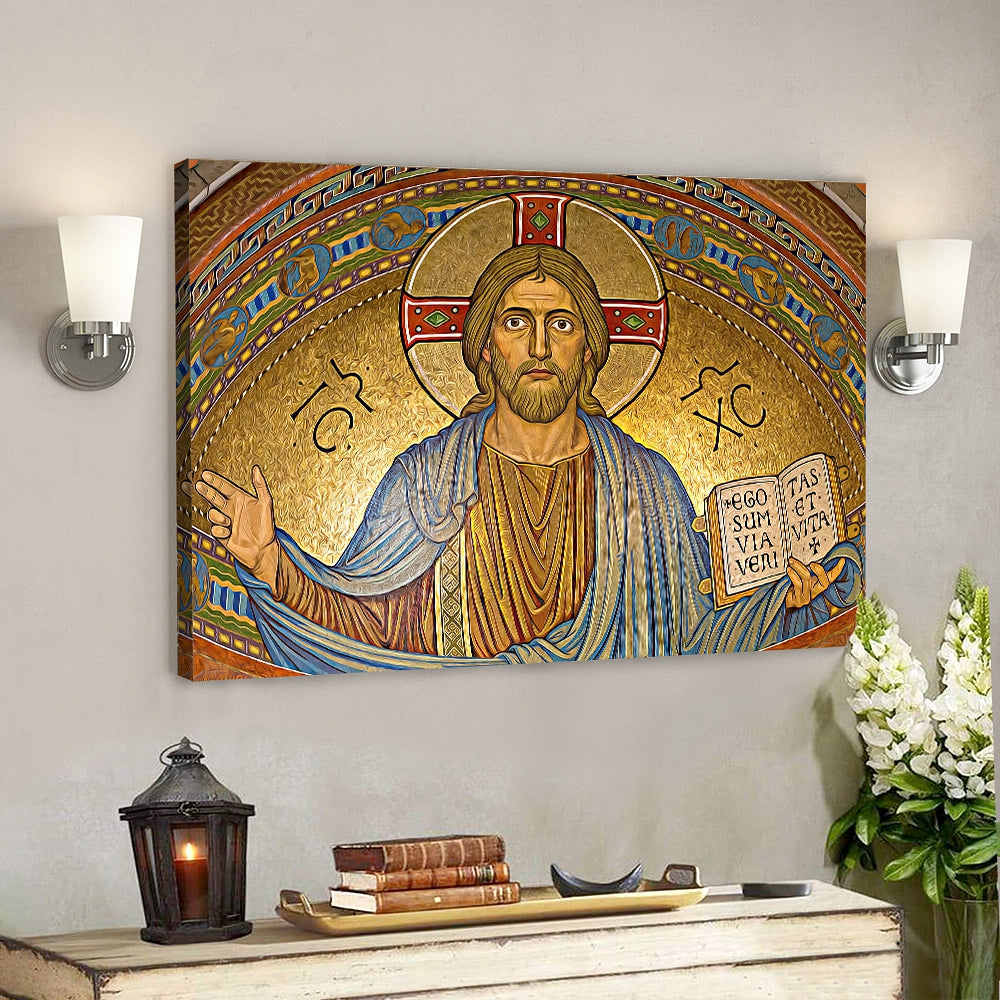 Jesus Canvas Wall Art 40 – Jesus Canvas Painting – Jesus Christ Poster – Jesus Poster – Bible Verse Canvas Wall Art – Scripture Canvas