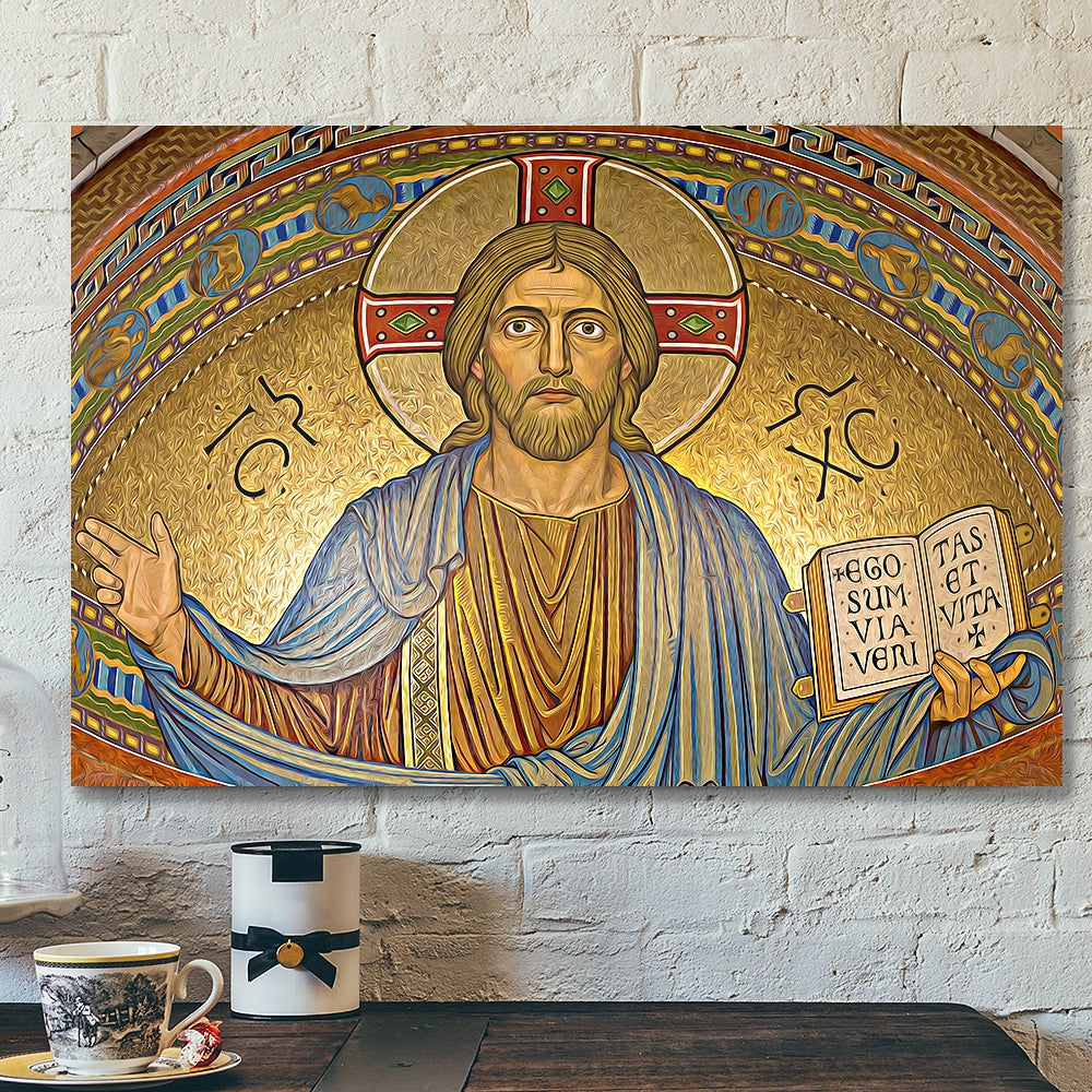 Jesus Canvas Wall Art 40 – Jesus Canvas Painting – Jesus Christ Poster – Jesus Poster – Bible Verse Canvas Wall Art – Scripture Canvas