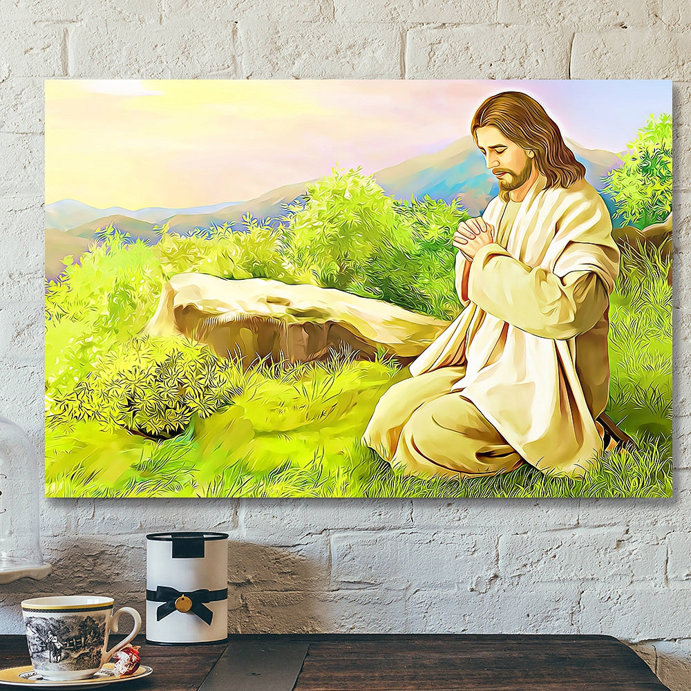 Jesus Canvas Wall Art 43 – Jesus Canvas Painting – Jesus Christ Poster – Jesus Poster – Bible Verse Canvas Wall Art – Scripture Canvas